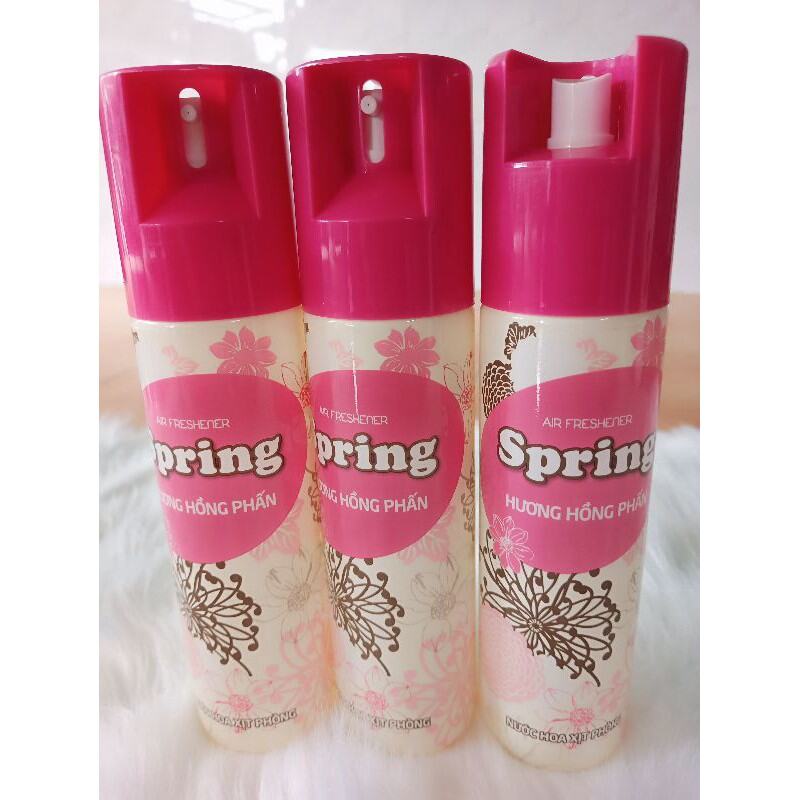 NƯỚC HOA XỊT THƠM PHÒNG SPRING HƯƠNG HỒNG PHẤN
