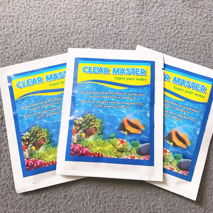3 Gói CLEAR MASTER Siêu Lọc Nước Cho Hồ Cá Cảnh, Bể thủy Sinh, Mang Nhân Tạo Về Với Thiên Nhiên