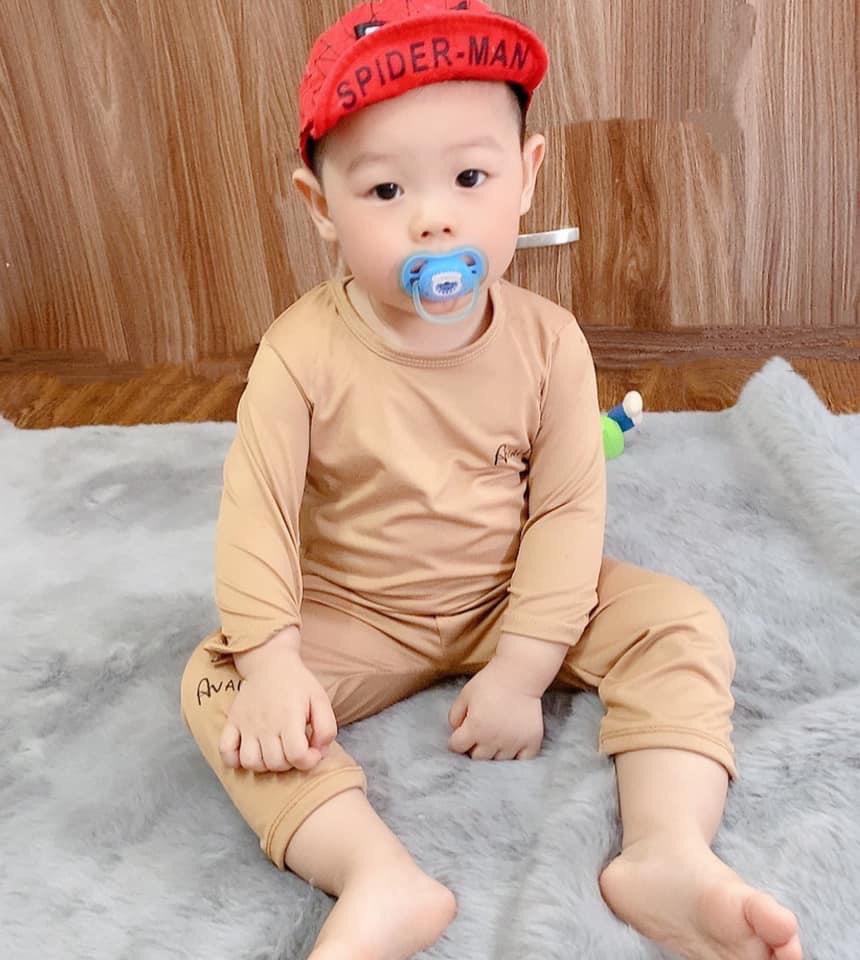 Freeship | Bộ Thun Lạnh Cho Bé | Thun Trơn | 4-15kg | Có Video