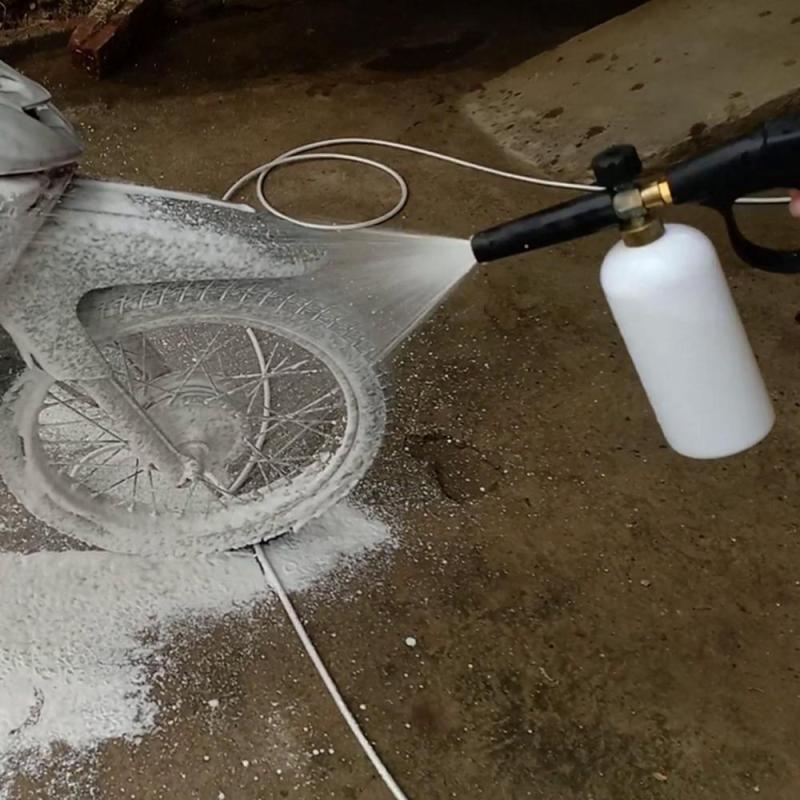 Bình phun tạo bọt tuyết dùng cho máy bơm xịt rửa xe ô tô, xe máy