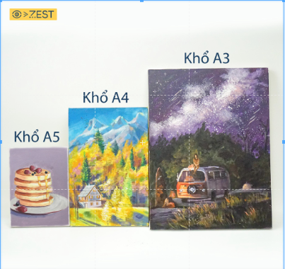 [Zest Corner] Toan vẽ tranh (canvas)