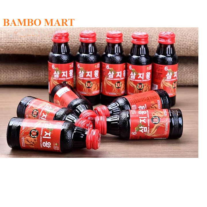 NƯỚC HỒNG SÂM LINH CHI HÀN QUỐC HỘP 10 CHAI
