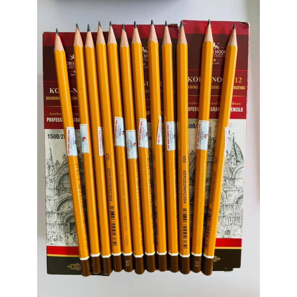 [CHÍNH HÃNG] Bút Chì tiệp, chì phác thảo KOH-I-NOOR 1500