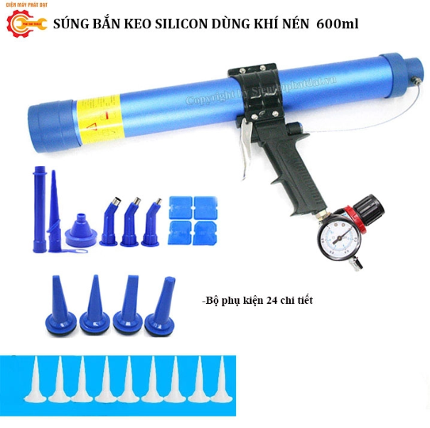 Súng Bắn Keo Silicone Dùng Hơi