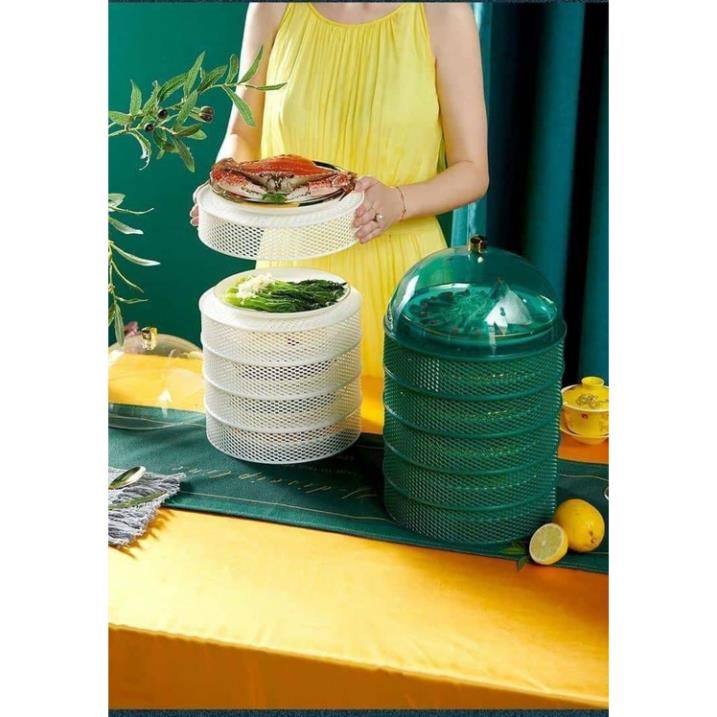 [HOT+FREE SHIP] Lồng bàn Lưới Kami 5 tầng bảo quản thức ăn