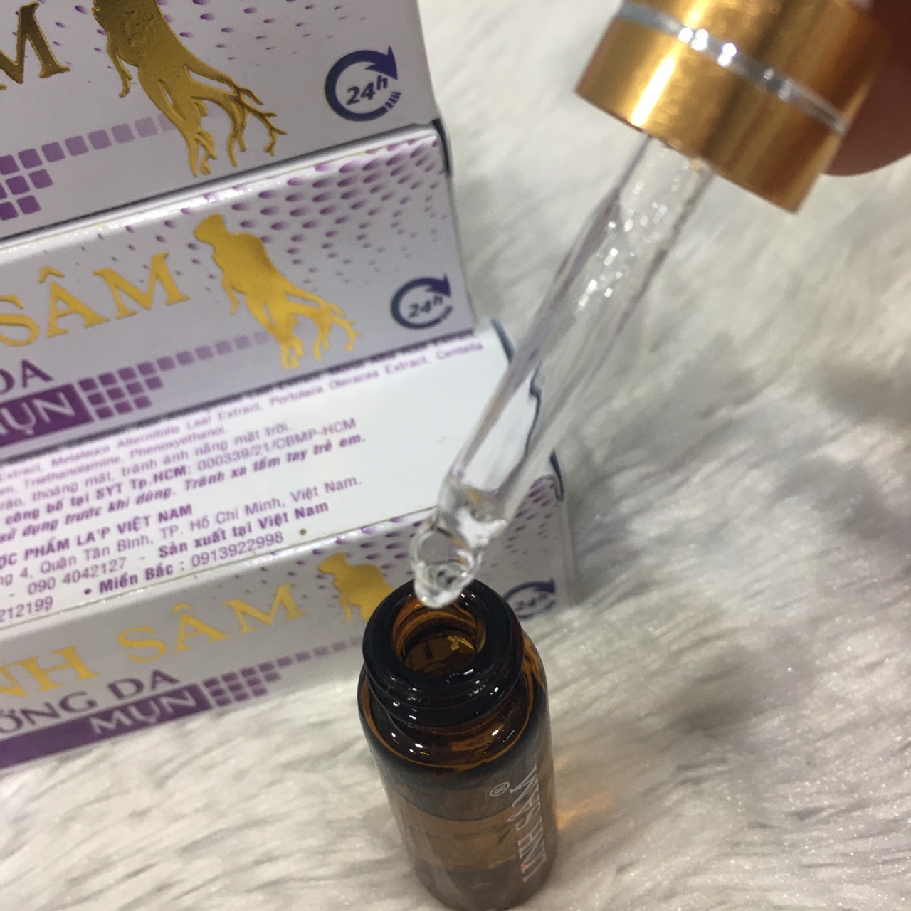 Mụn siêu tốc 24h Linh Sâm 5ml