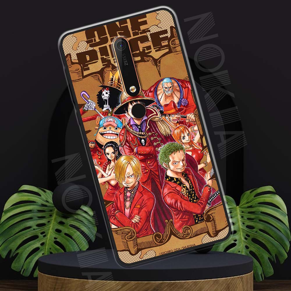 Ốp lưng Nokia 6.1, Nokia 6 (2018) mẫu BST Doraemon. One Piece, Dragon ball