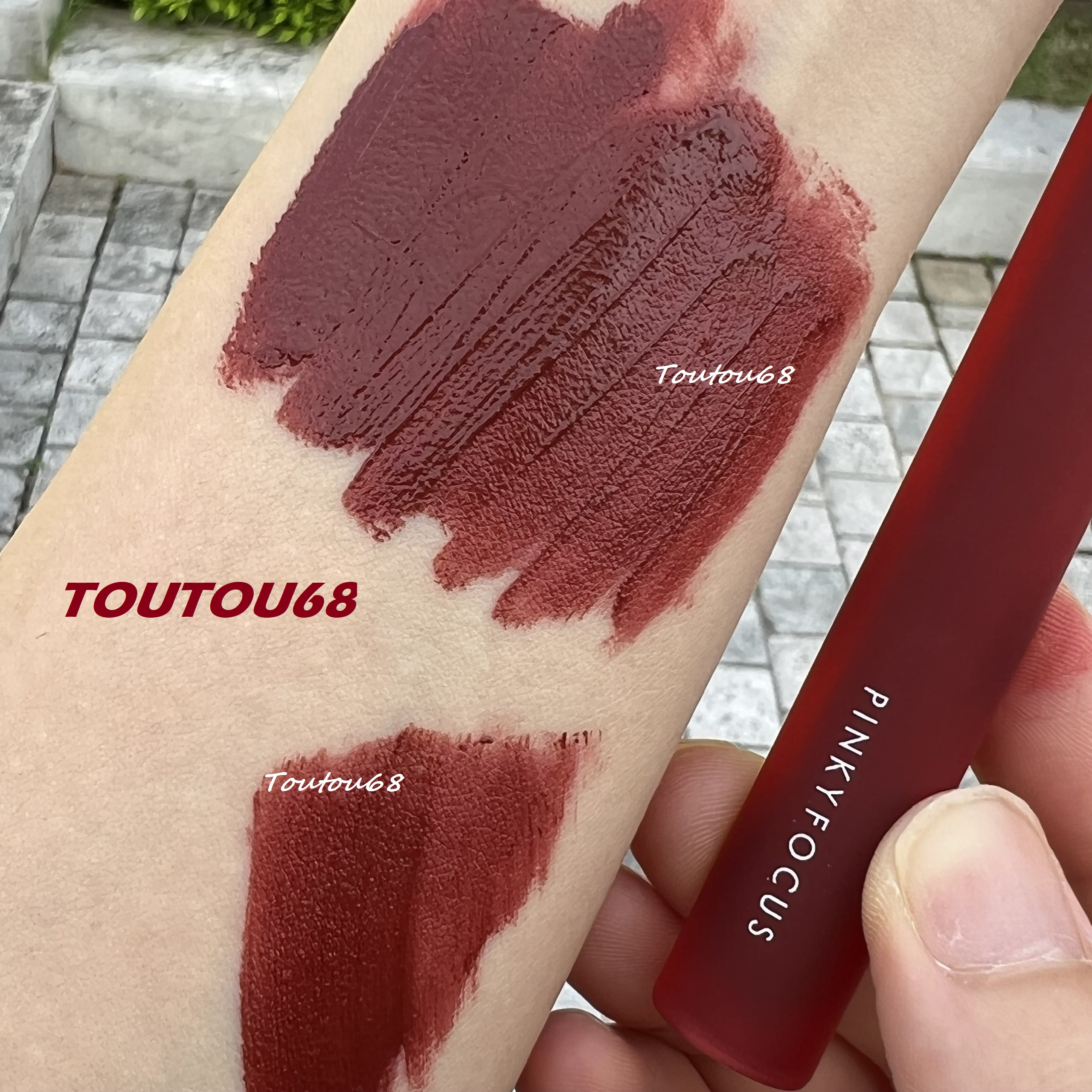 Son Fruit Lip Gloss đỏ nâu( Ảnh thật shop chụp)