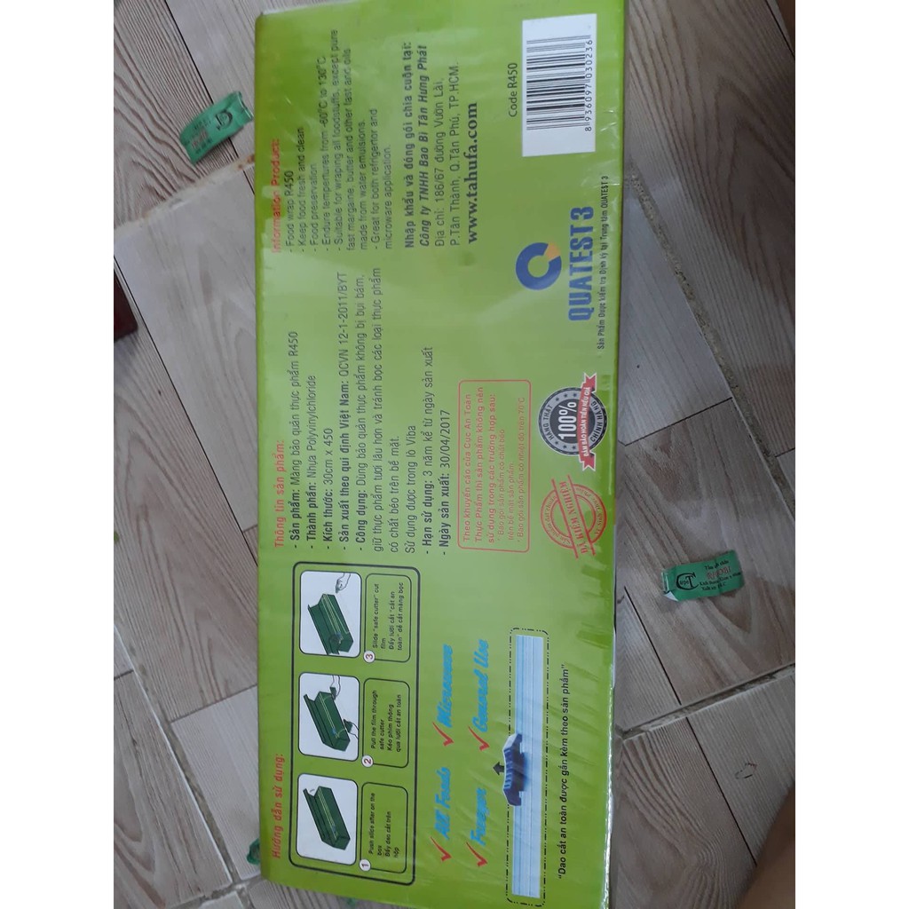 Màng bọc thực phẩm Ecook R450  lớn 30cm x 300m