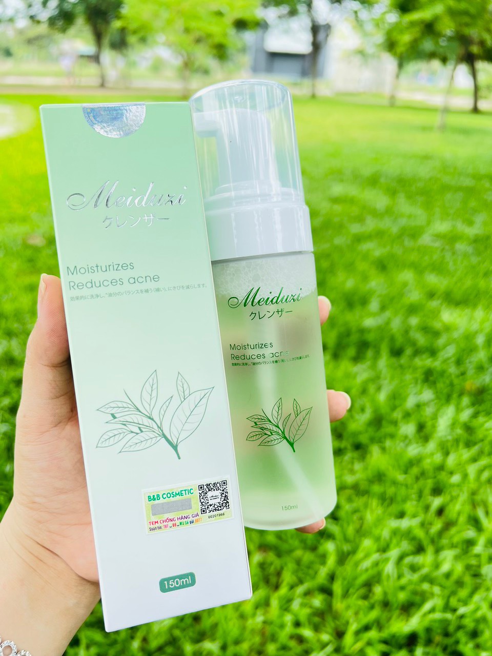 Sửa rửa mặt meiduzi tinh chất trà xanh