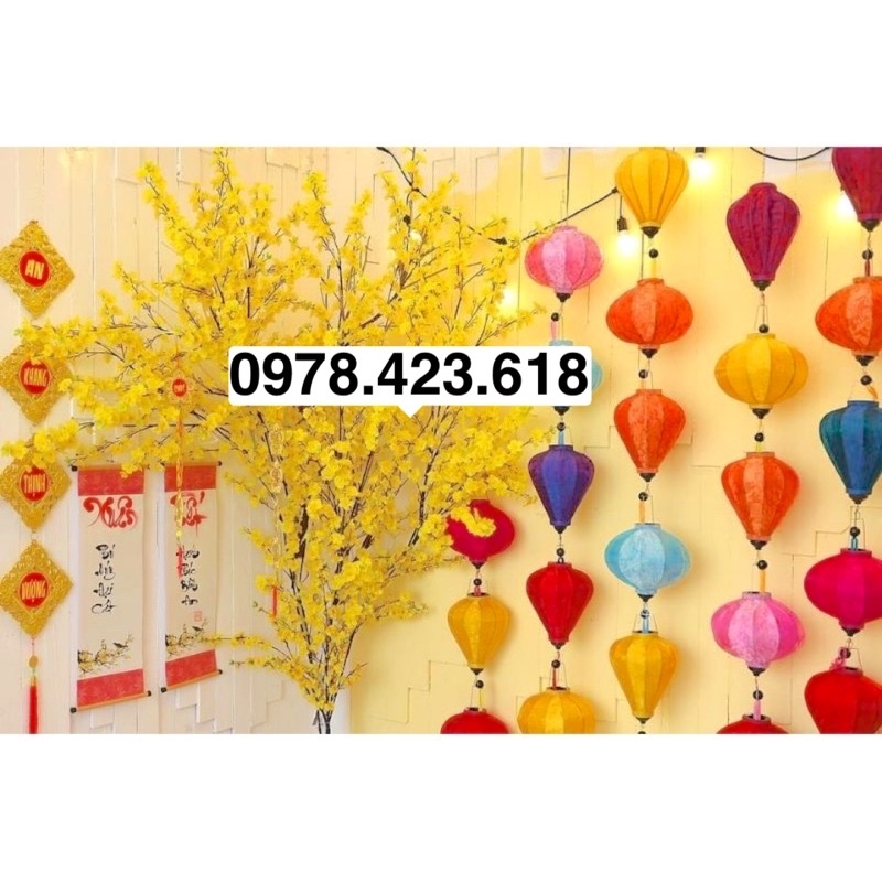 hot [Mã LIFE25750K giảm 10 đơn 200k] Đèn lồng Hội An 30cm