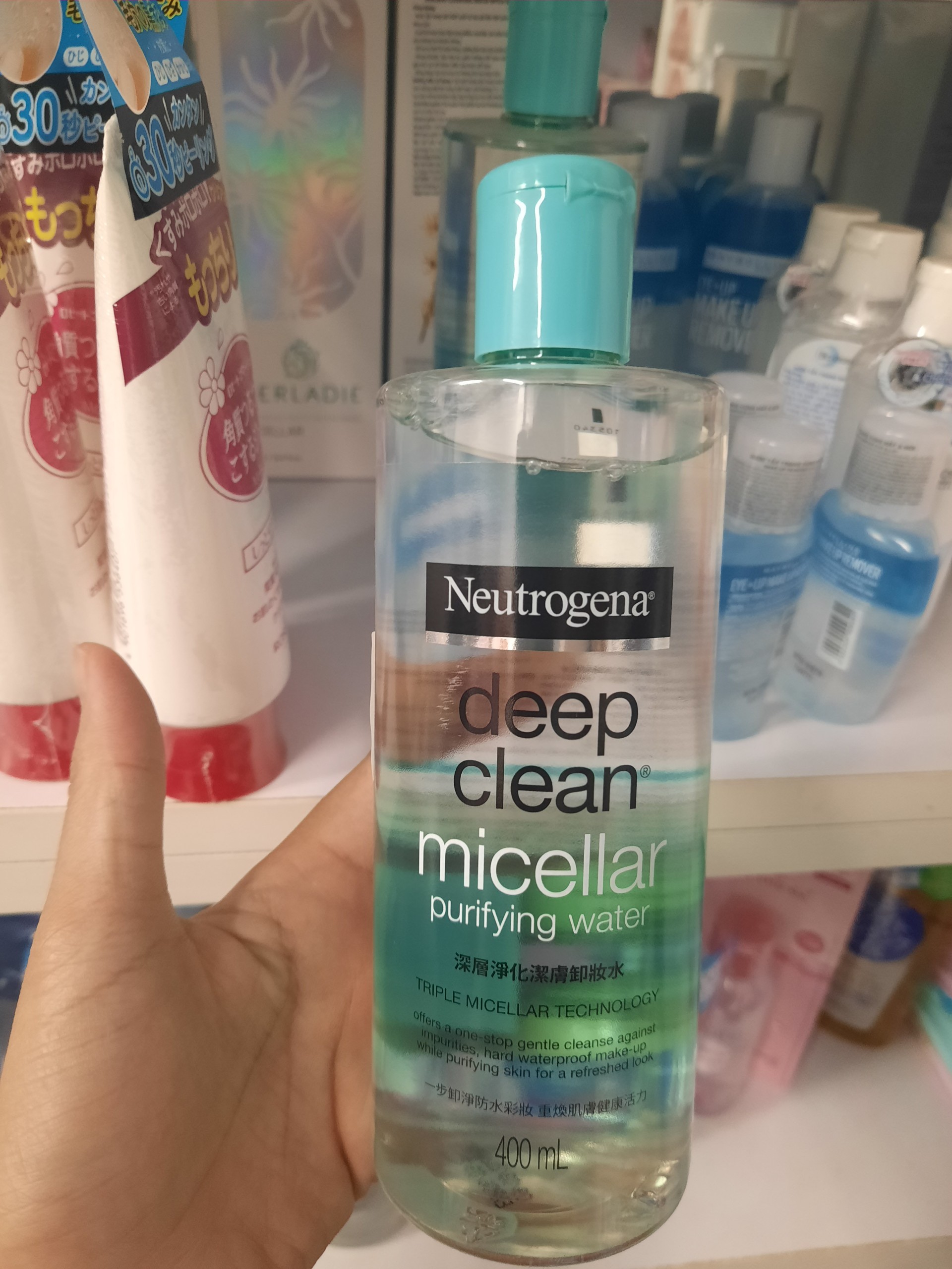 Nước Tẩy Trang Neutrogena Deep Clean Micellar Purifying Water 400ml