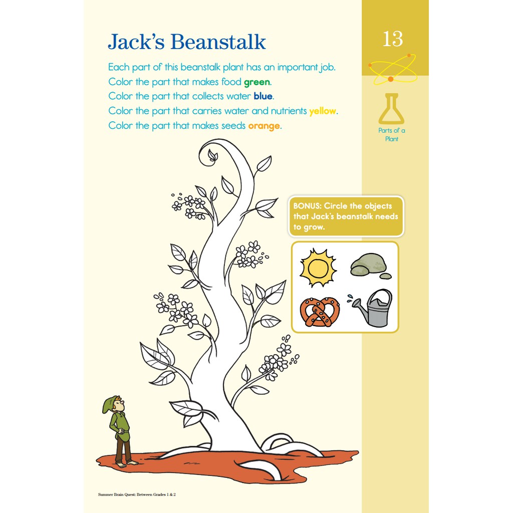 Sách - Summer Brain Quest 1&2 - Á Châu Books ( 6 - 7 Tuổi )