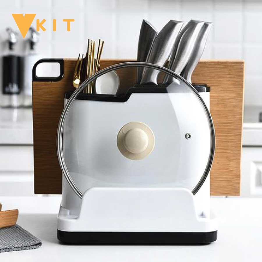 Kệ để dao thớt nhà bếp - nhựa Vkit