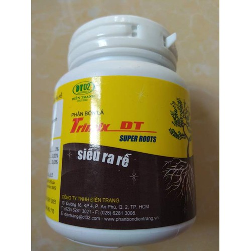 Phân bón lá Trimix DT super roots siêu ra rễ - chai 120G