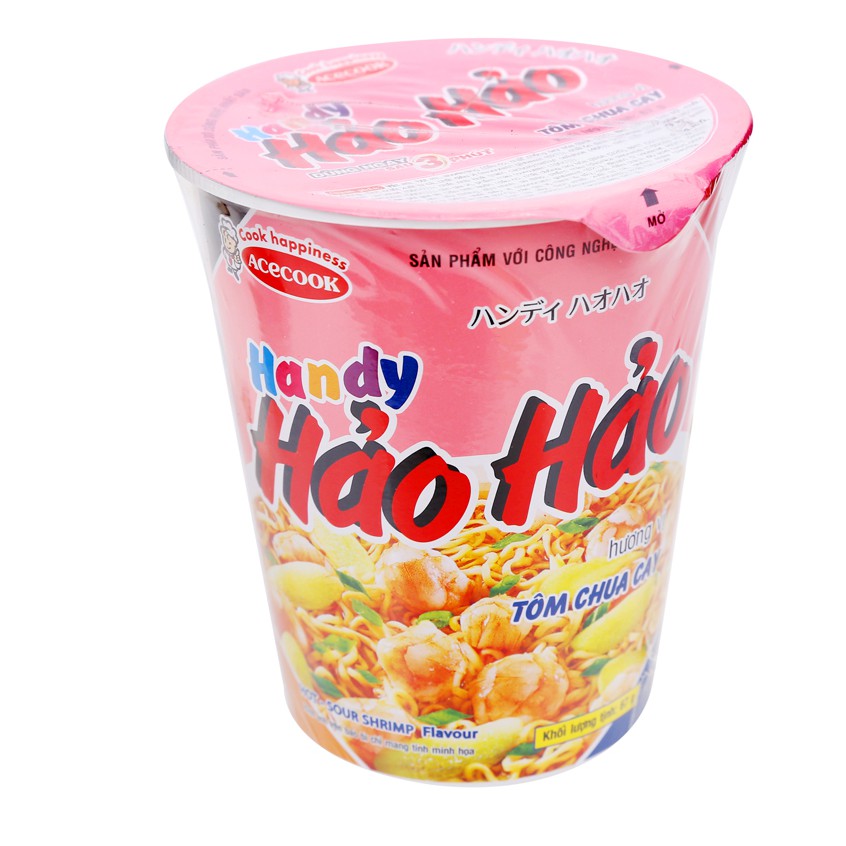 Mì Handy Hảo Hảo tôm chua cay ly 67g