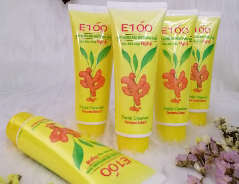 Sữa rửa mặt nghệ E100