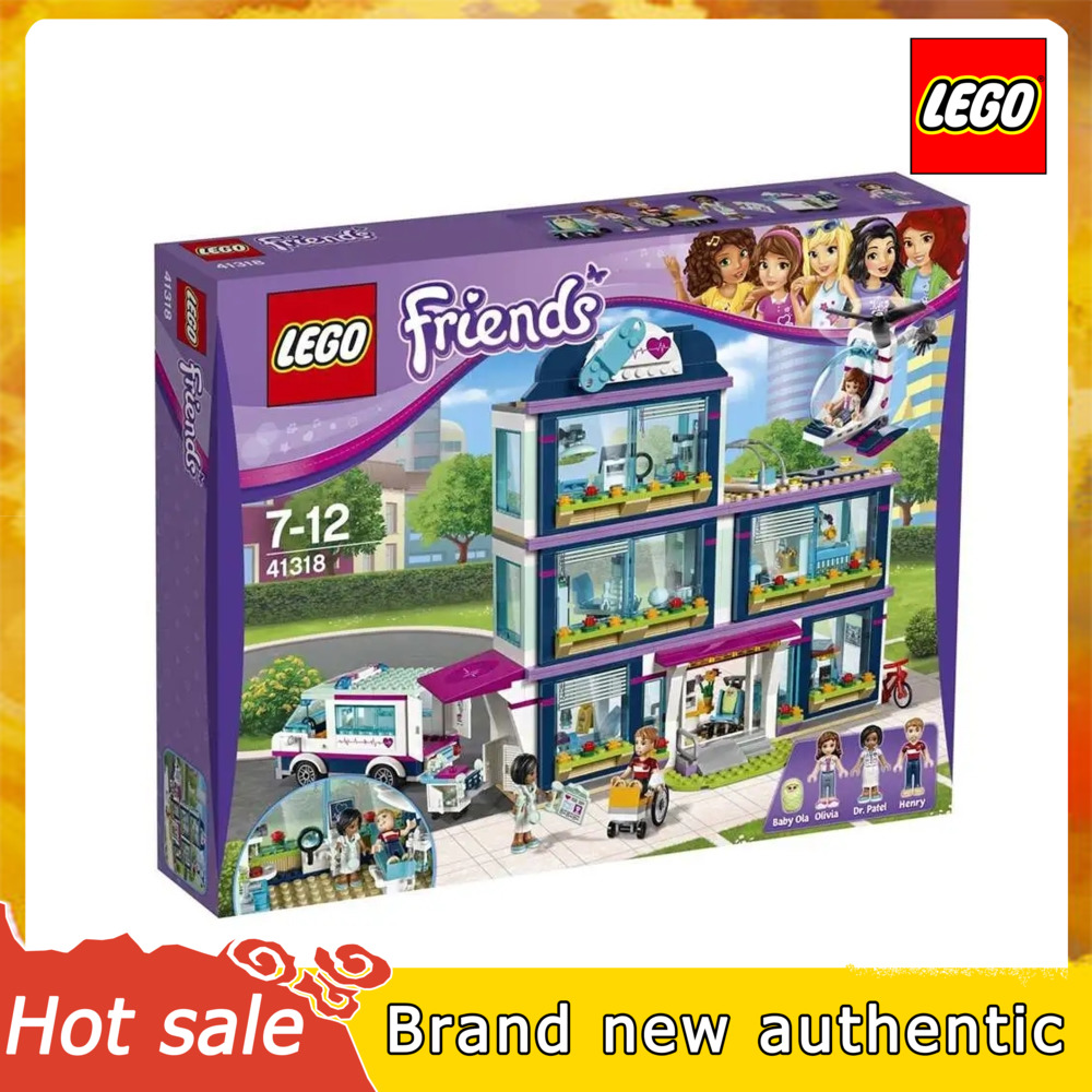 Hot sale ✪ LEGO Bộ xây dựng Bệnh viện Friends Heartlake 41318 (871 mảnh)  Đảm bảo chính hãng, từ Đan Mạch Quà tặng đồ chơi gạch 