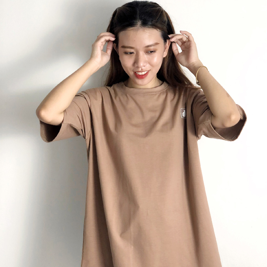 Áo Thun Dreambig Basic Phông Trơn Oversized Nam Nữ Dáng Rộng Tay Lỡ DRB04