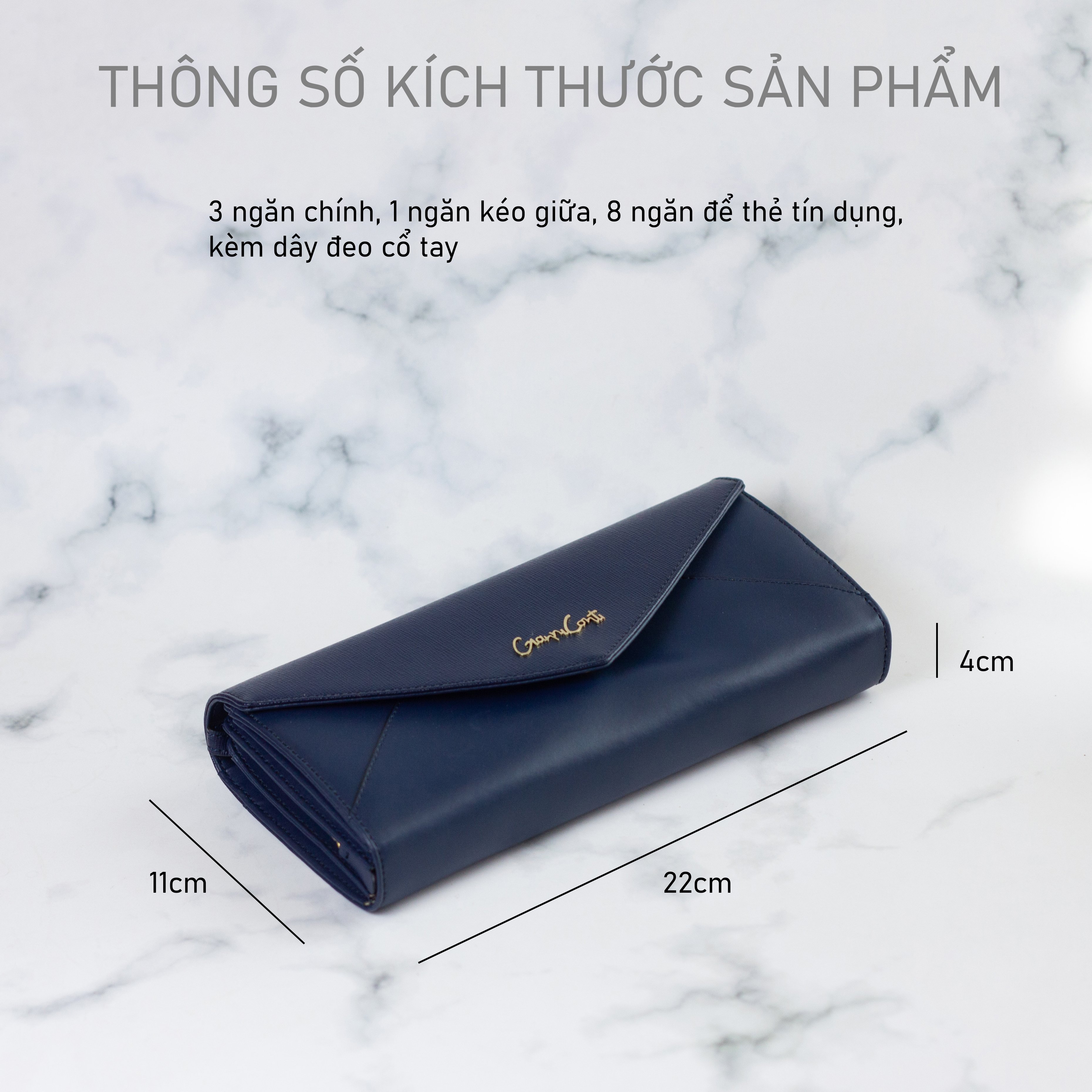 Ví Nữ Cao Cấp Gianni Conti Italy - 498294NAV