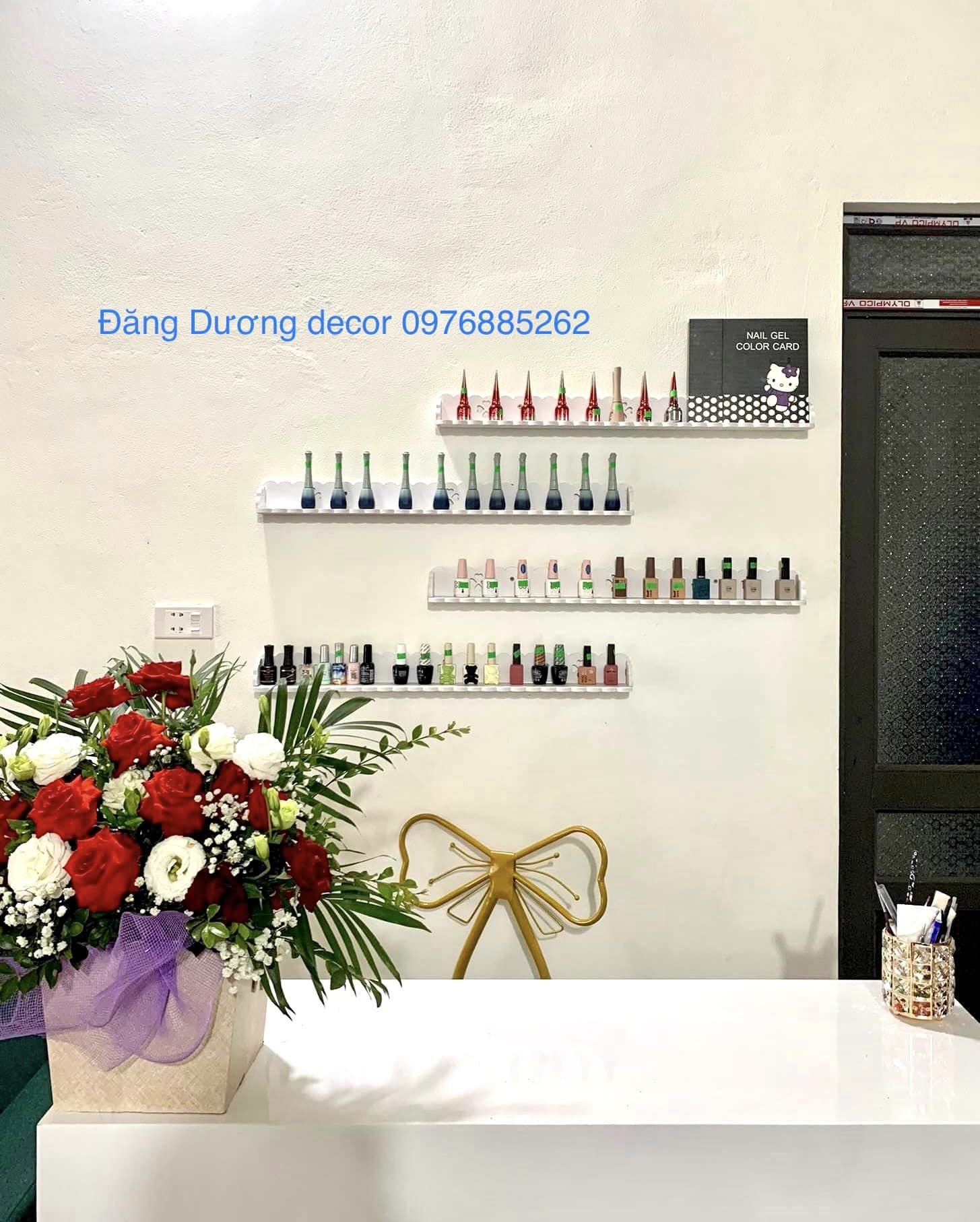 Combo set 3-5 kệ nail để sơn móng (dài 60cm)- Tiết kiệm hơn.