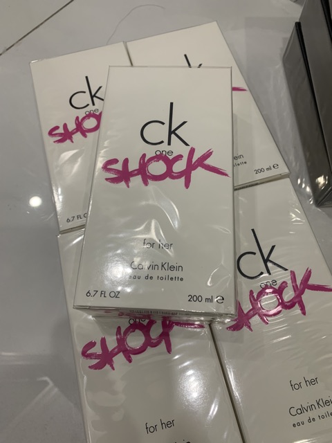 [HCM]Nước hoa nữ ck one shock for her edt 200ml full seal