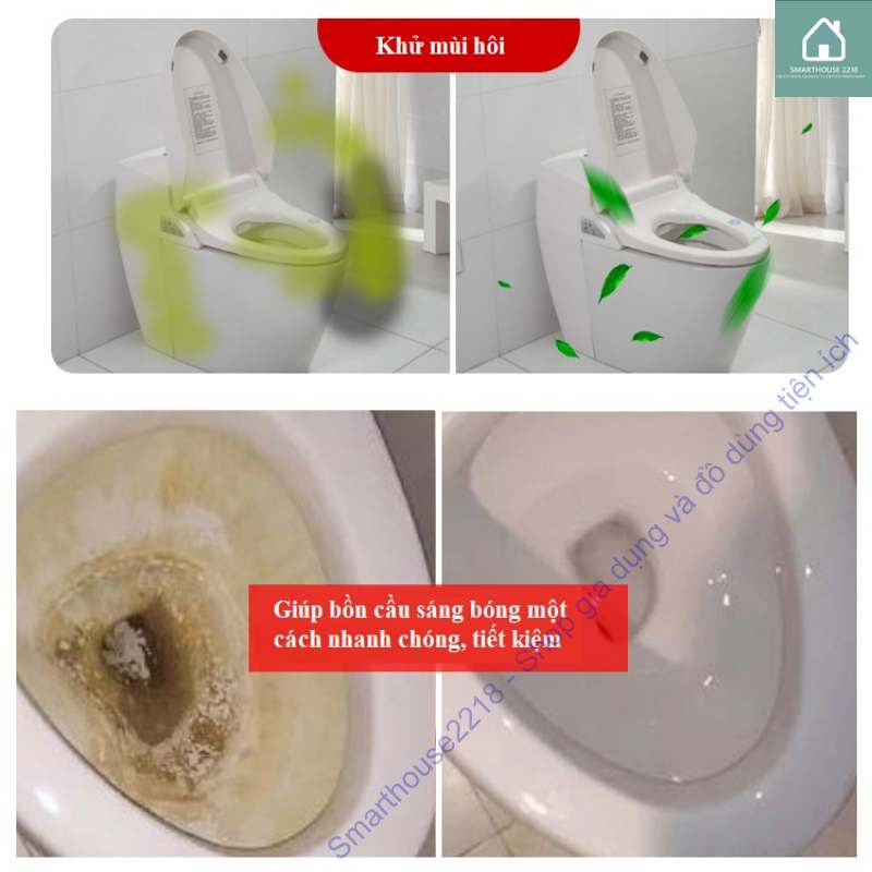 Bột thông tắc tẩy rửa bồn cầu đa năng