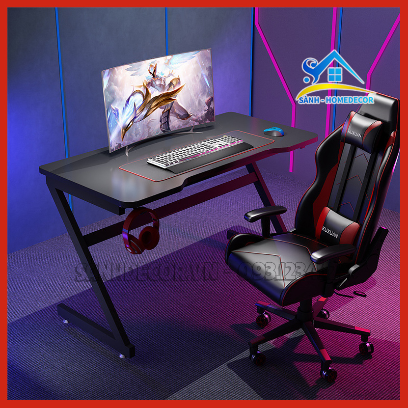 Bàn chân Z gaming PC khung thép sơn tĩnh điện chống gỉ Z001, bàn học sinh chân Z giá rẻ, bàn làm việc, bàn văn phòng cụm cao cấp - SÀNH HOME DECOR