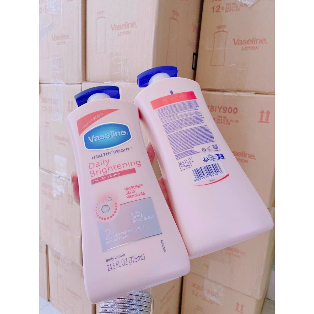 (Bản Mỹ) Sữa dưỡng thể trắng da Vaseline UV Lightening 725ml