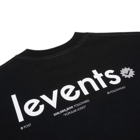 Áo thun LEVENTS Popular Logo Tee/ Black