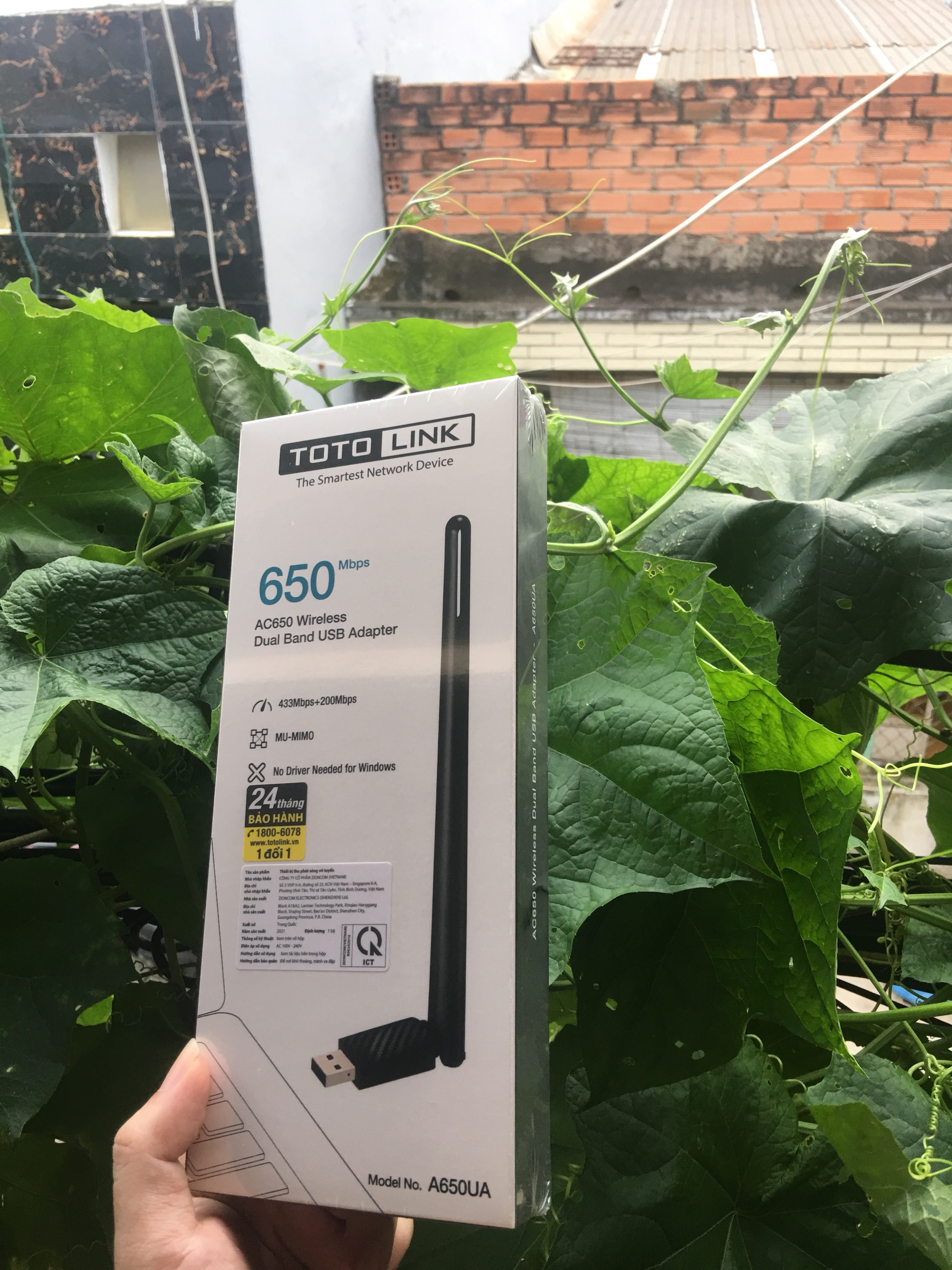 USB Wifi AC650 Mbps Totolink A650UA