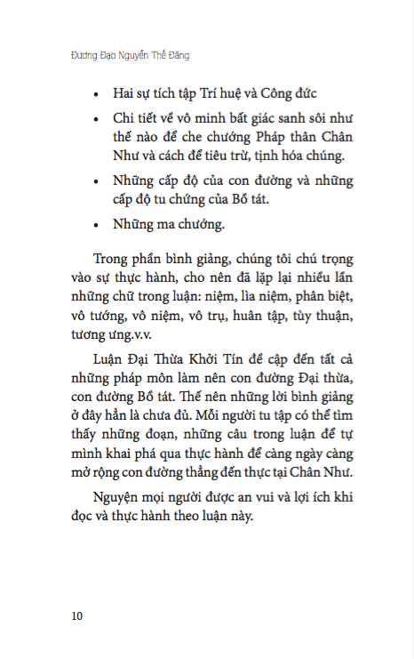 Sách Thực Hành Theo Luận Đại Thừa Khởi Tín