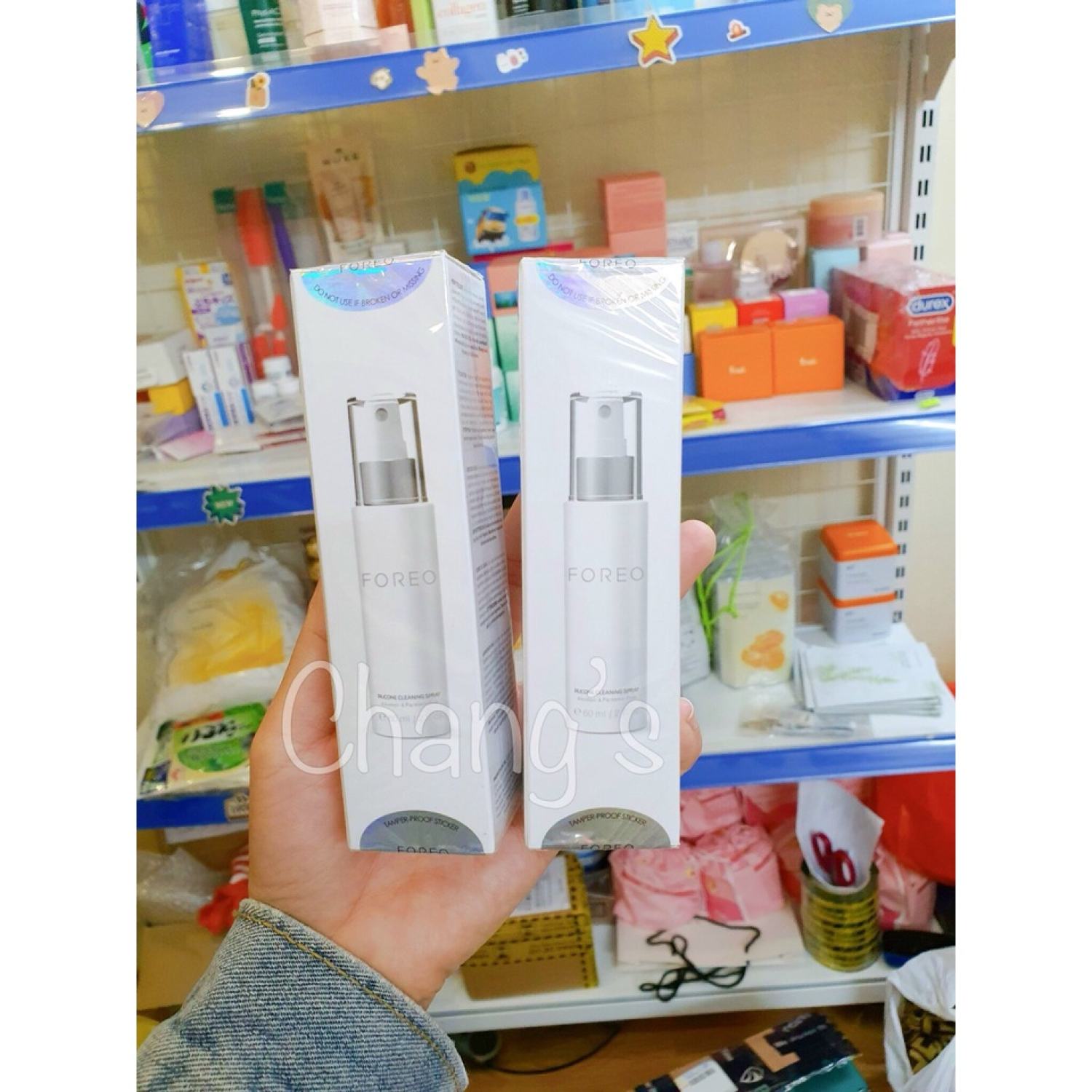 Xịt vệ sinh máy rửa mặt Fore.o Silicone Cleansing Spray (xịt vệ sinh máy rửa mặt Fore.o)