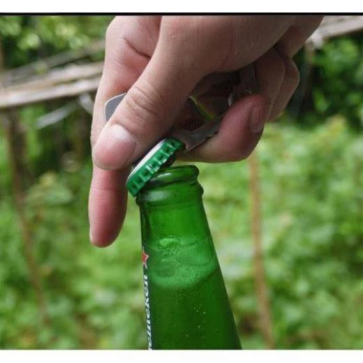 Móc khóa EDC Thép Không Gỉ - Màu Thép