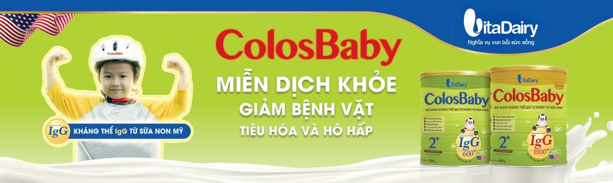 Sữa Non ColosBaby Gold Số 0+ 1000 igG  800g (Miễn Phí Ship)