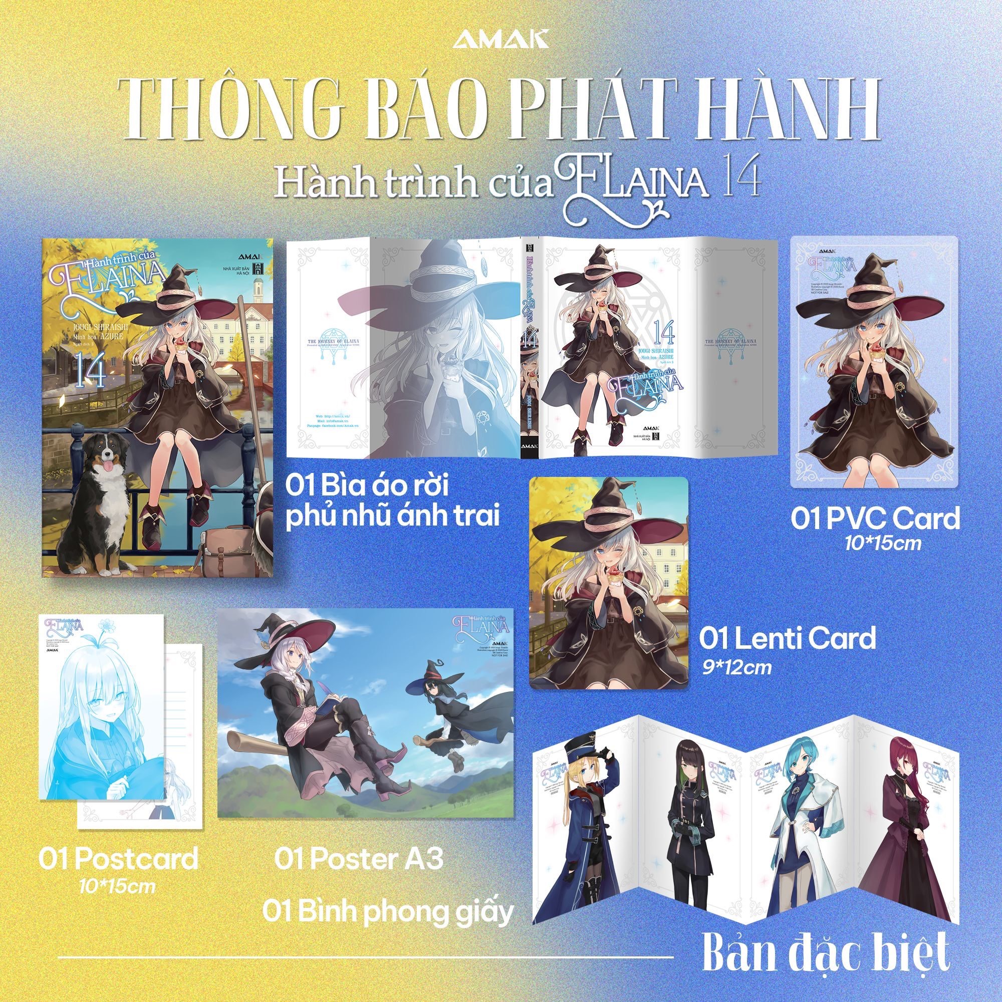 Sách - Hành trình của Elaina - Tập 14