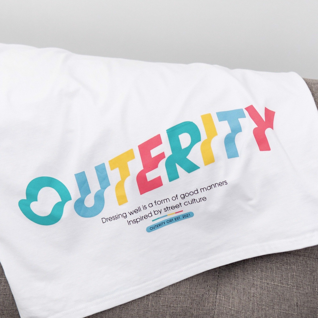 Áo Color Picker Tee - White - OUTERITY - ORP101