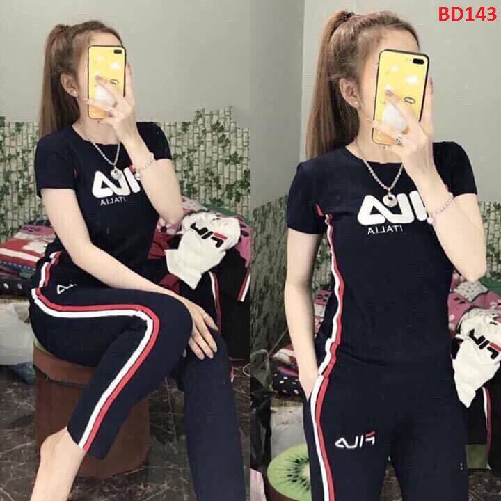 [HCM]bộ đồ thun cotton FIL cao cấp