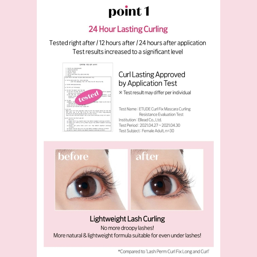 Chải Mi Etude Curl Fix Mascara