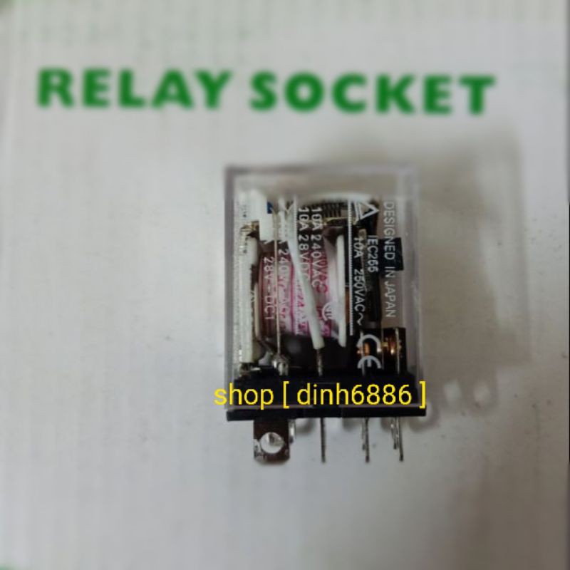 Relay, rơ le 8 chân to Omron LY2N - 220V