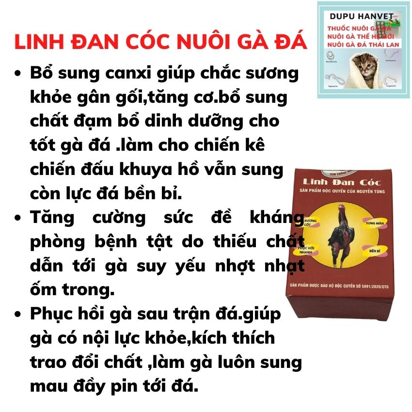 [ LINH ĐAN CÓC NUÔI GÀ ĐÁ 120 VIÊN ] nuôi gà đá dành cho tất cả các loại gà.
