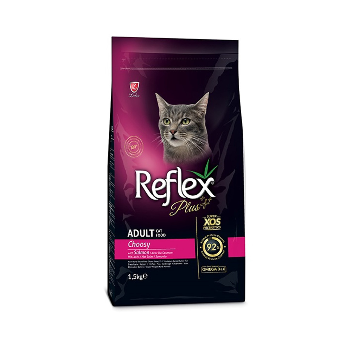 Hạt Reflex Plus cho mèo các loại túi 1,5kg