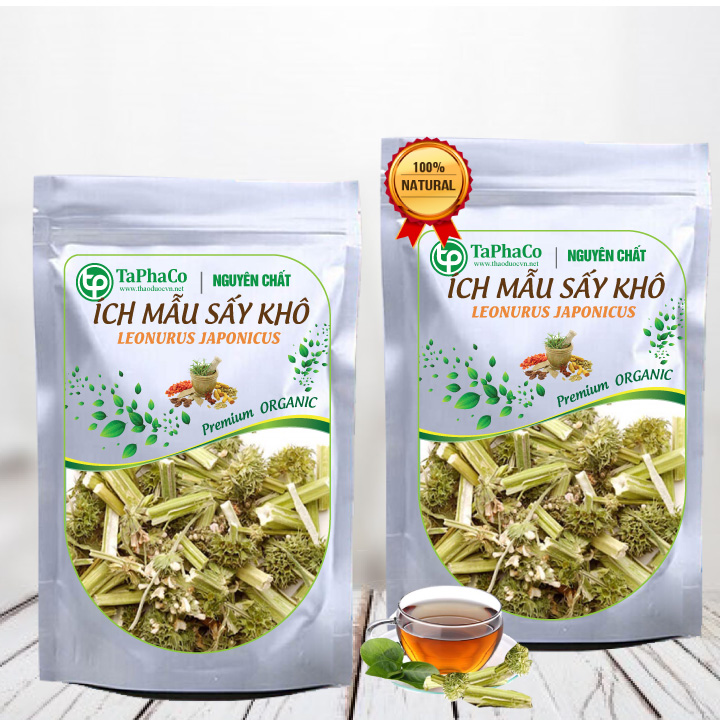 Cây ích mẫu khô Tấn Phát 1kg