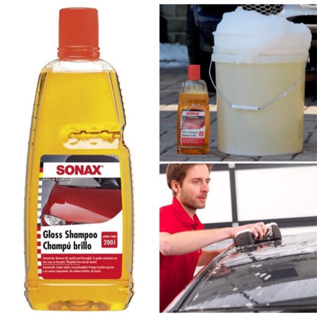 [HCM] Dung Dịch Rửa Xe đậm đặc SONAX - 314300 (1L)