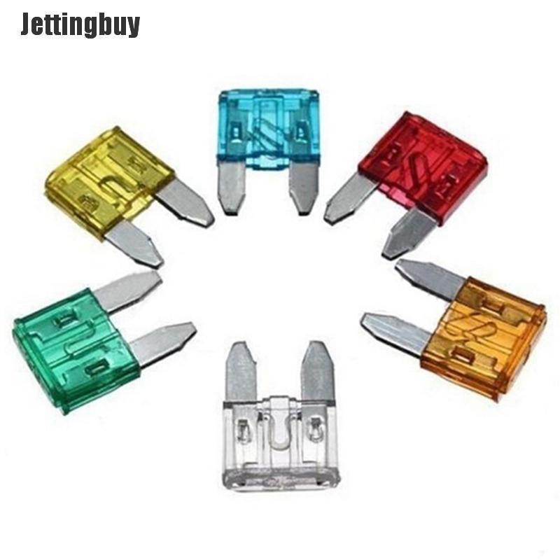 Jettingbuy 60 Chiếc Lưỡi Dao Nhỏ, Cầu Chì Bộ Cầu Chì Phân Loại Xe Tải Ô Tô, 5A 10A 15A 20A 25/30a