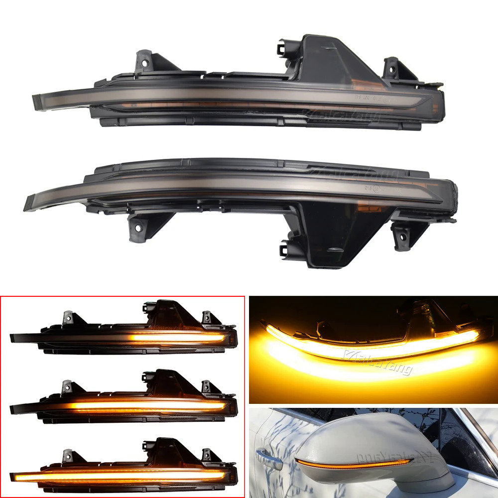 Cho Audi A7 S7 rs7 2011 2017 Led năng động lần lượt tín hiệu ánh sáng Side Wing gương chiếu hậu tuần tự chỉ số đèn blinker