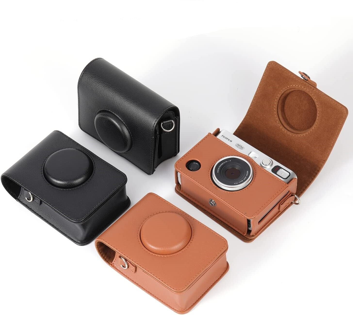[HCM] BAO DA MÁY CHỤP ẢNH LẤY LIỀN INSTAX MINI EVO - CASE DA, CASE TRONG