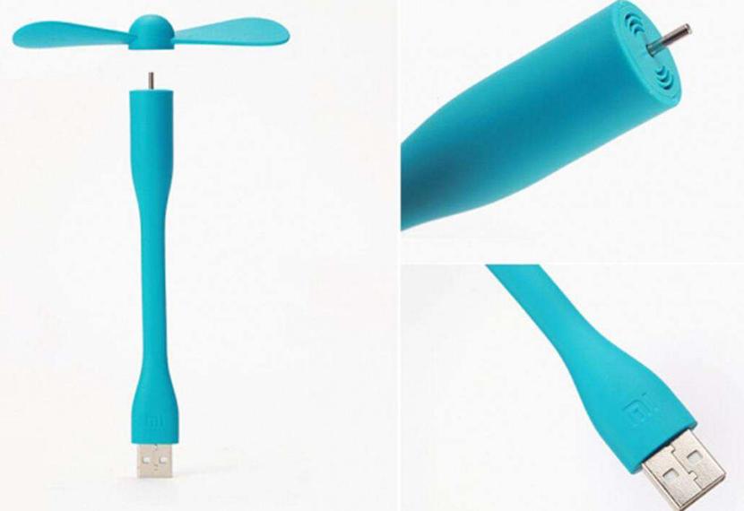 Quạt mini 2 cánh dùng nguồn USB(giao màu ngẫu nhiên)