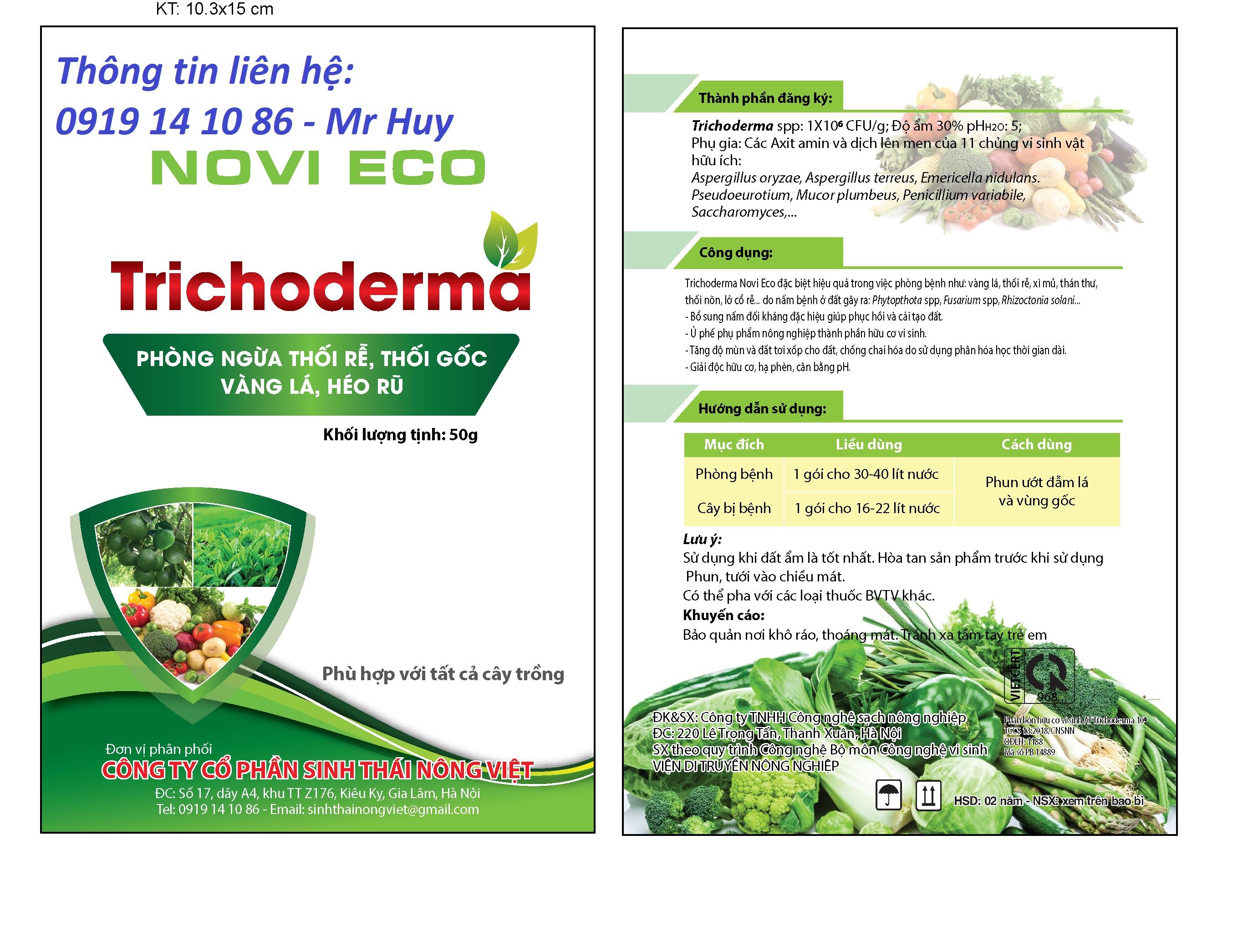 Trichoderma 50g Novi Eco