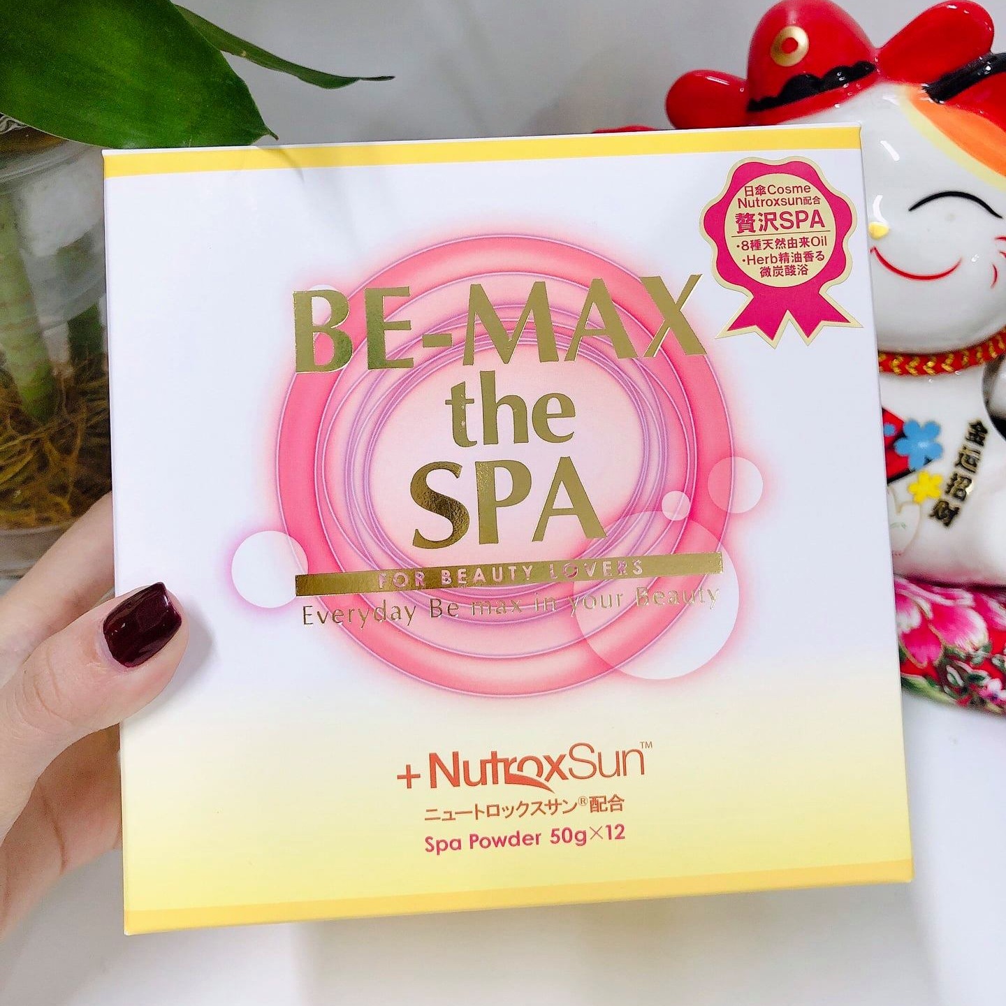 Liệu trình hộp 12 gói tắm trắng bemax the spa nhật bản - bột tắm trắng
